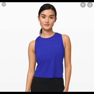 Lululemon Breeze By Muscle Crop Tank